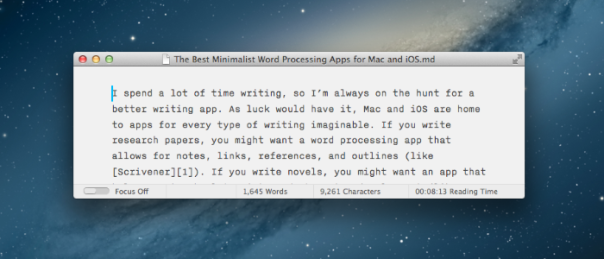 best word processor mac 2018